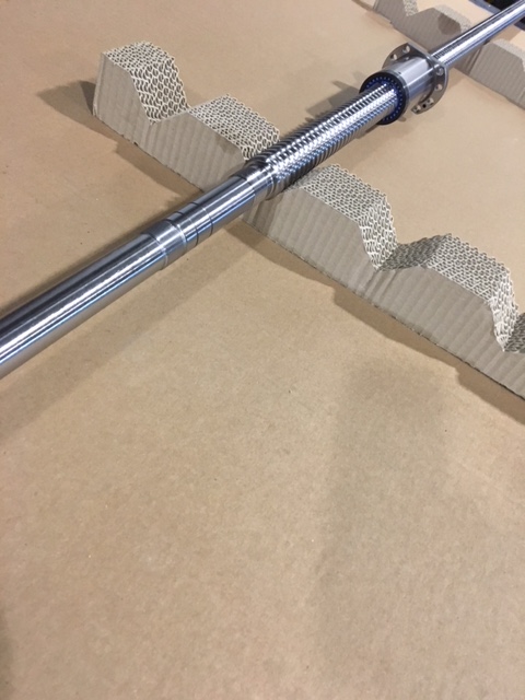 Reverse Engineered X Axis Ball Screw for Weisser