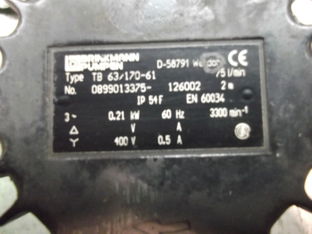 Brinkmann Pumpen Coolant Pump