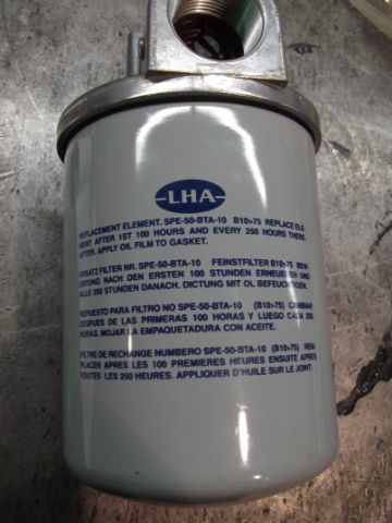 LHA Filter W/Housing