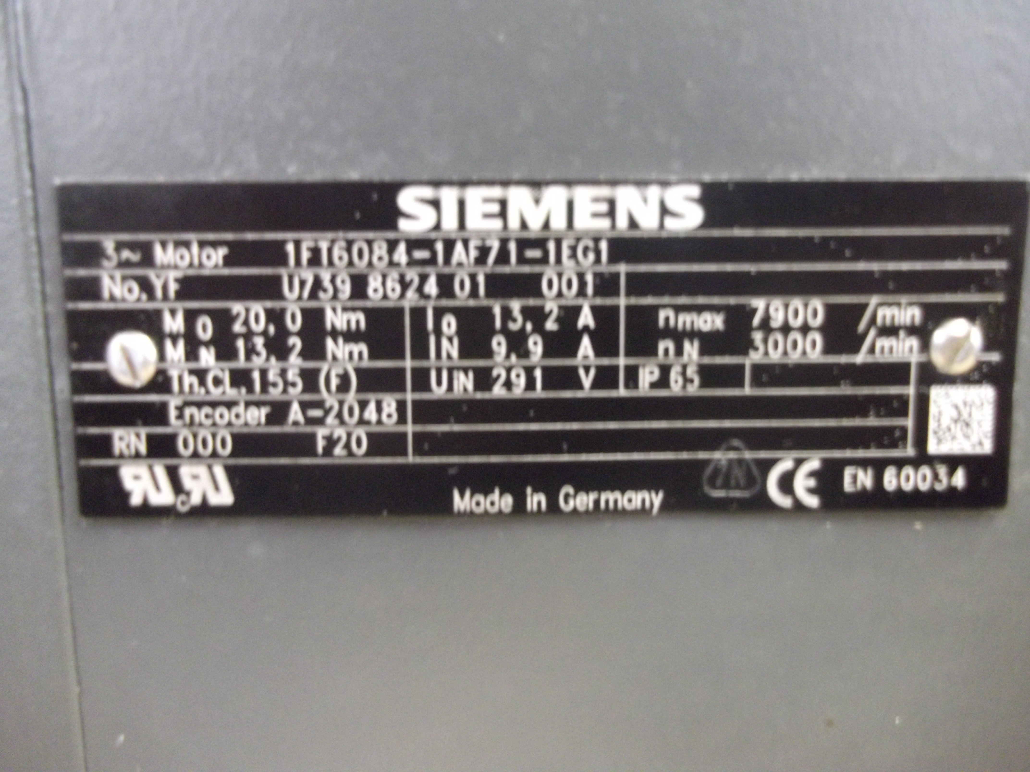 Siemens 3-Phase Motor