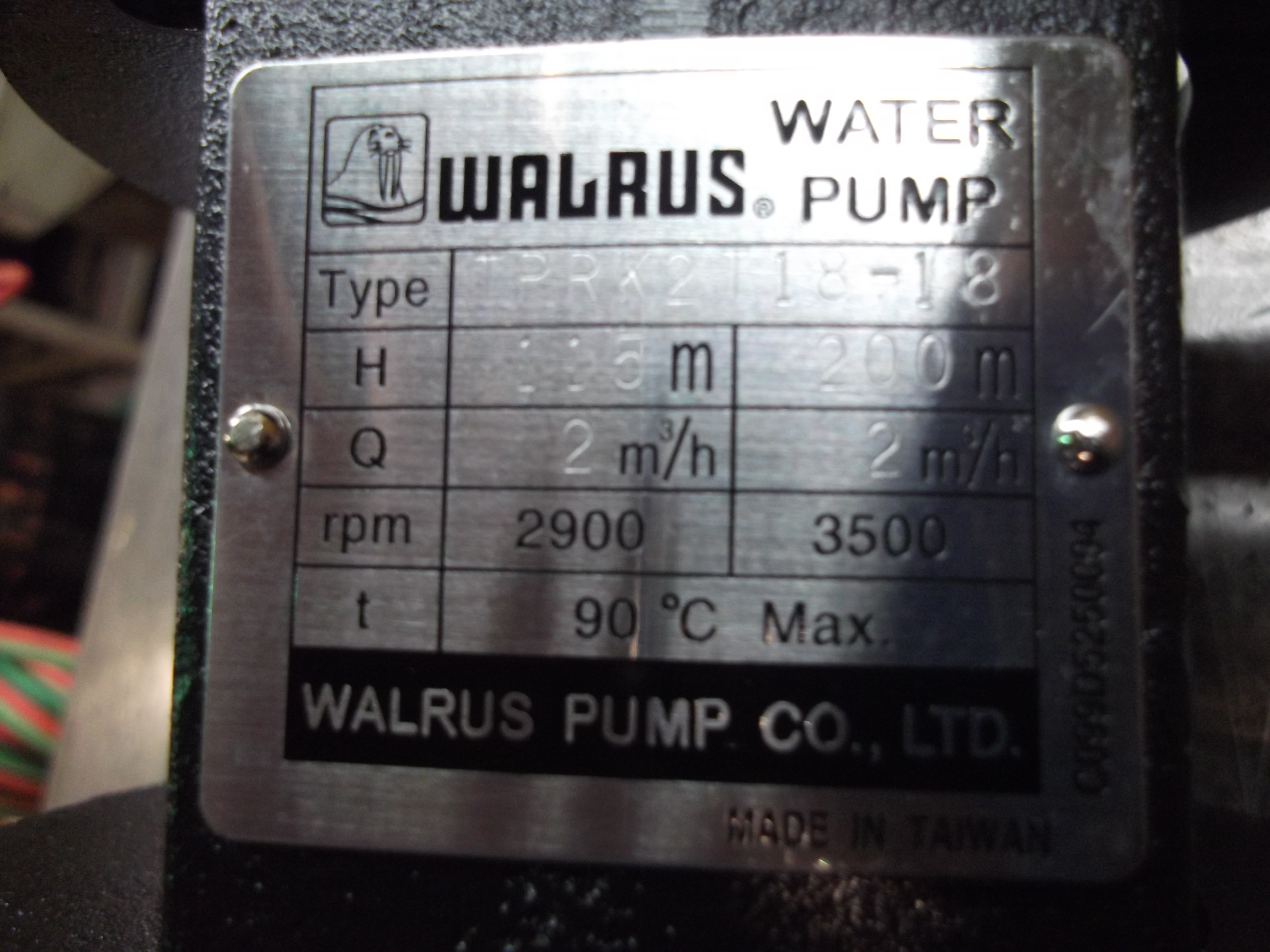 Walrus Water Pump